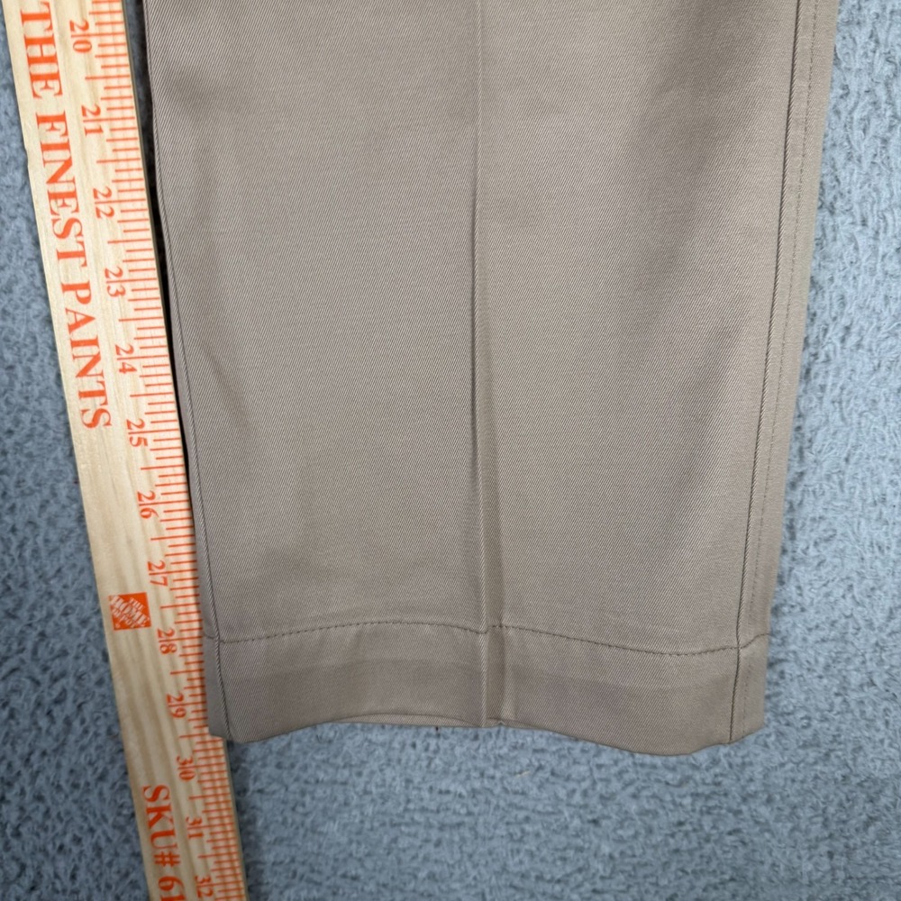 Dockers Pants Mens 34x30 Tan D1 Signature Khakis Flat Front Slim Fit Slacks New - Picture 6 of 11